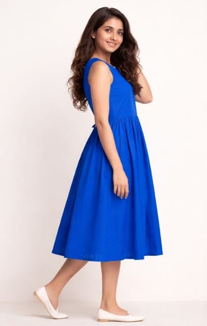 The Azure Meadow clasaic dress
