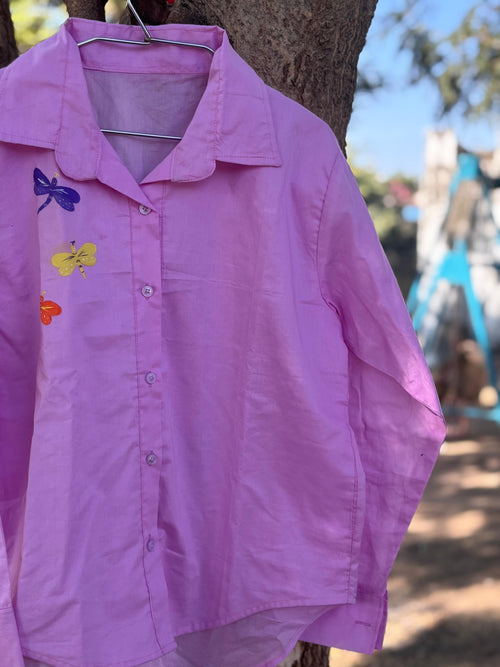 The Dragonfly Garden shirt