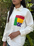 A white gamthi pocket shirt